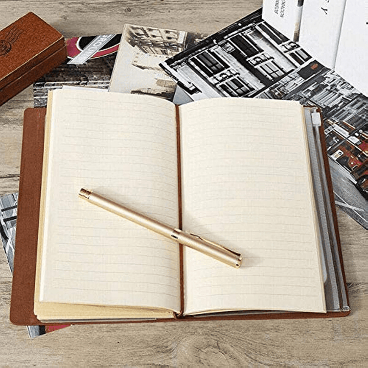 Exquisite Family Series Leather Diary - IEEBEE