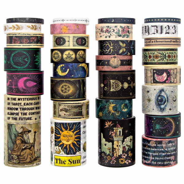 29 Rolls Tarot-Themed Washi Tape Set
