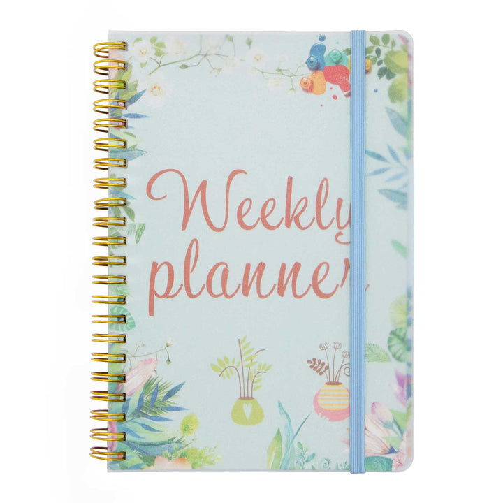 B5 Floral-Themed Weekly Planner - IEEBEE