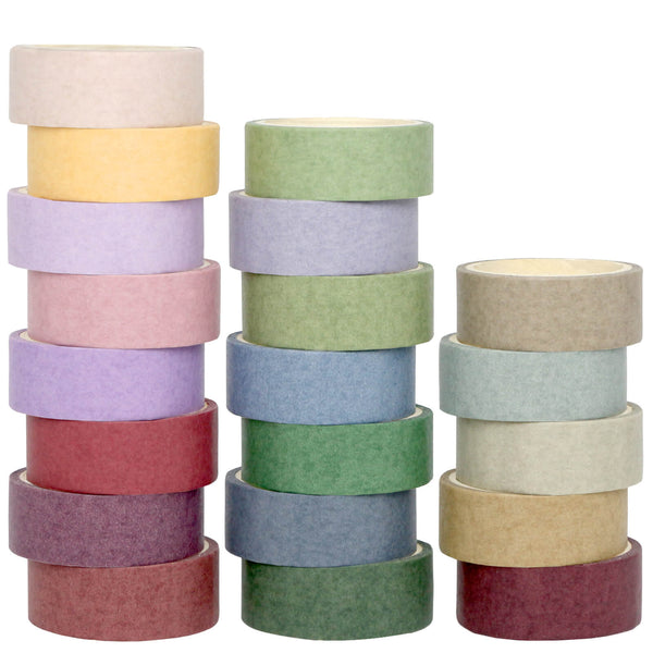 20 Rolls Morandi Color Washi Tape Set