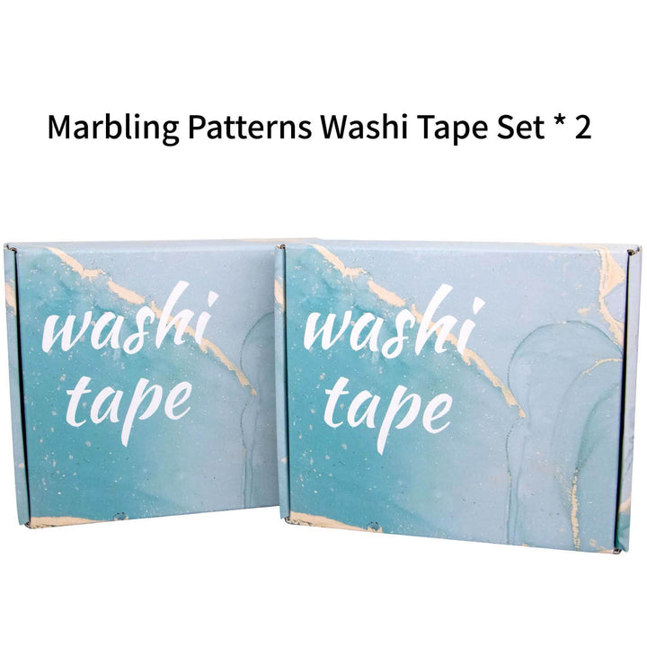48 Rolls Marbling Patterns Washi Tape Set - IEEBEE