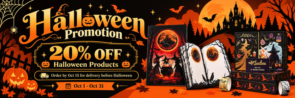 IEEBEE Halloween Event 20% off Halloween products desktop banner