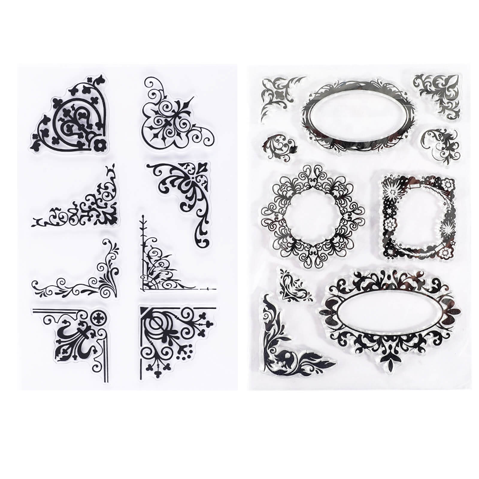 Vintage Border - Clear Silicone Stamp – IEEBEE