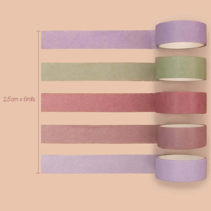 15mm Morandi Colors - 20 Rolls Washi Tape Set - IEEBEE