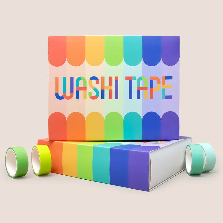 15mm Rainbow Colors - 30 Rolls Washi Tape Set - IEEBEE