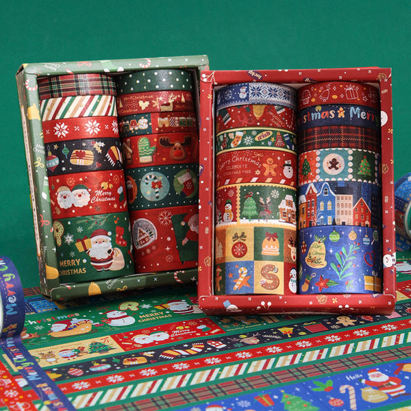 Colorful Christmas - 12 Rolls Washi Tape Set