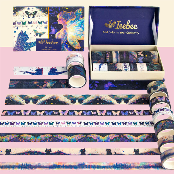 Starlit Fairy Dreams - 14 Rolls Washi Tape Set
