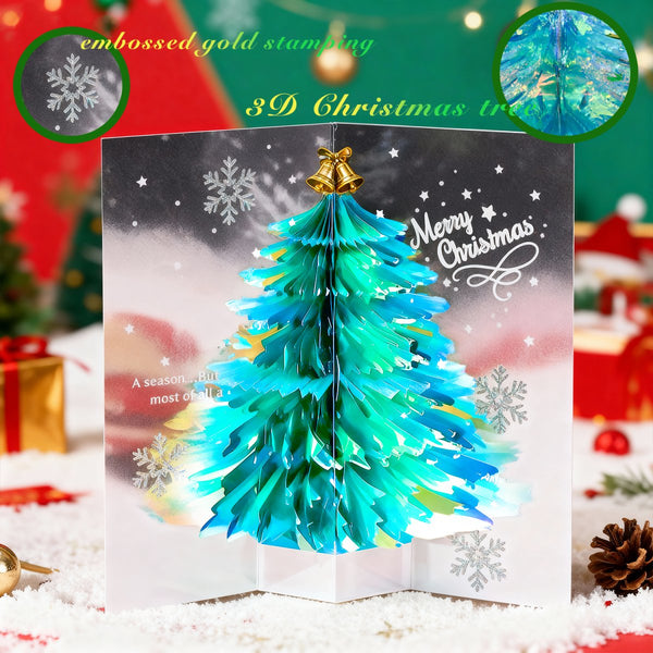 3D Christmas Tree - 1PCS Greeting Card