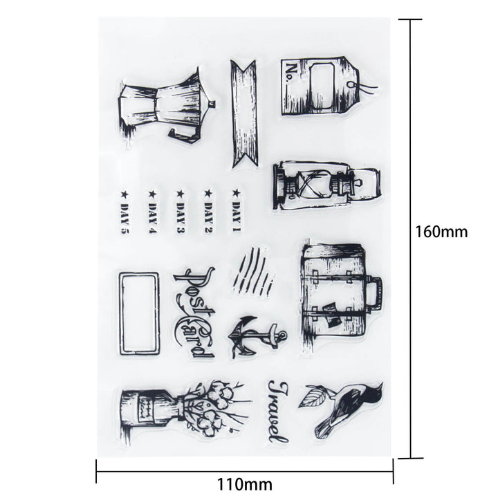 A Postcard - Clear Silicone Stamp - IEEBEE