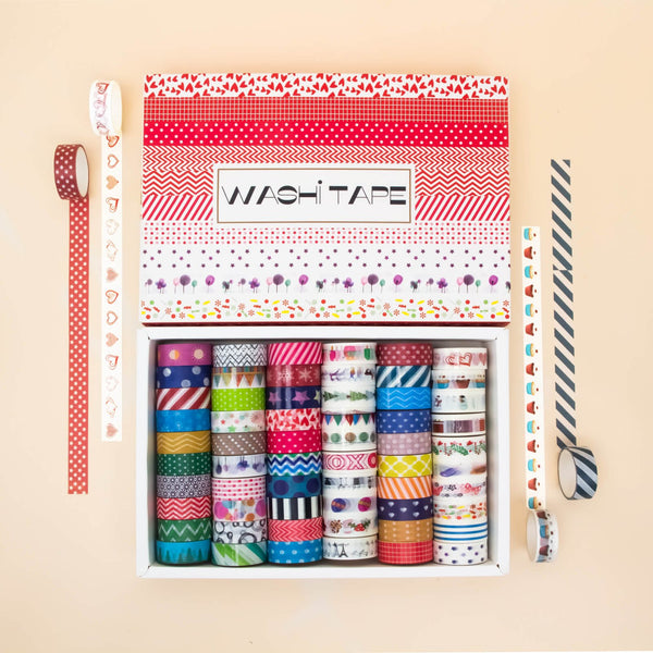 Adorably Simple Collection - 60 Rolls Washi Tape Set - IEEBEE