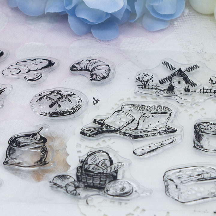 Bakery Shop - Clear Silicone Stamp - IEEBEE