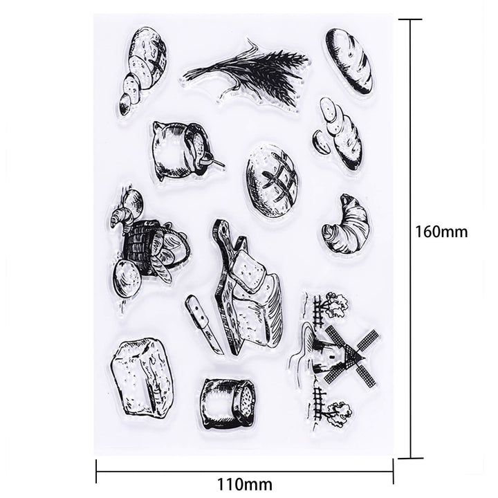 Bakery Shop - Clear Silicone Stamp - IEEBEE