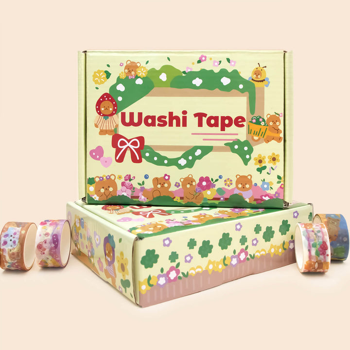 Bear Paradise - 30 Rolls Washi Tape Set - IEEBEE