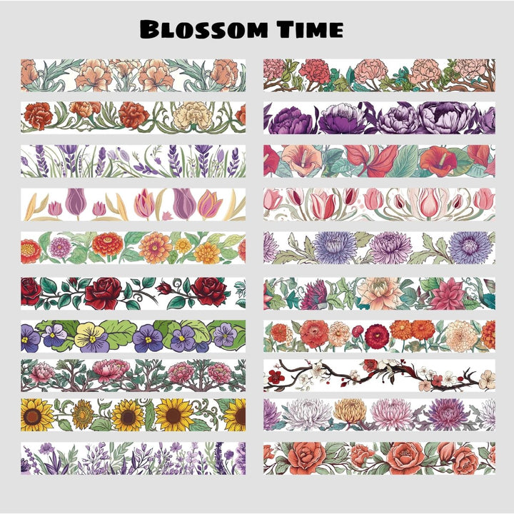 Blossom Time - 34 Rolls Washi Tape Set - IEEBEE