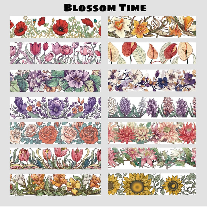 Blossom Time - 34 Rolls Washi Tape Set - IEEBEE