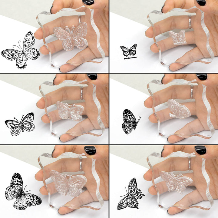 Butterfly Diary - Clear Silicone Stamp - IEEBEE