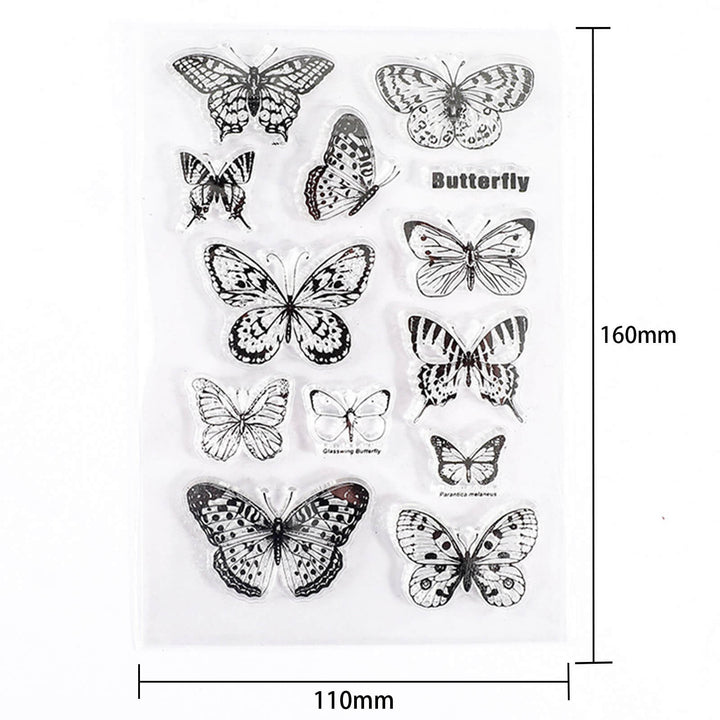 Butterfly Diary - Clear Silicone Stamp - IEEBEE