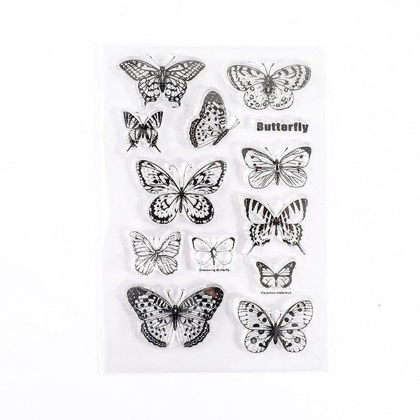 Butterfly Diary - Clear Silicone Stamp - IEEBEE