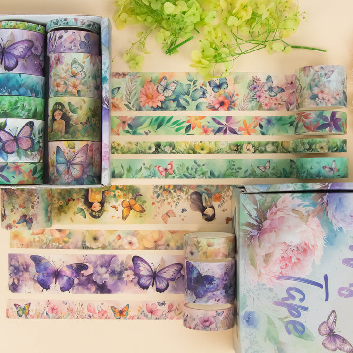 Butterfly Garden - 20 Rolls Washi Tape Set - IEEBEE