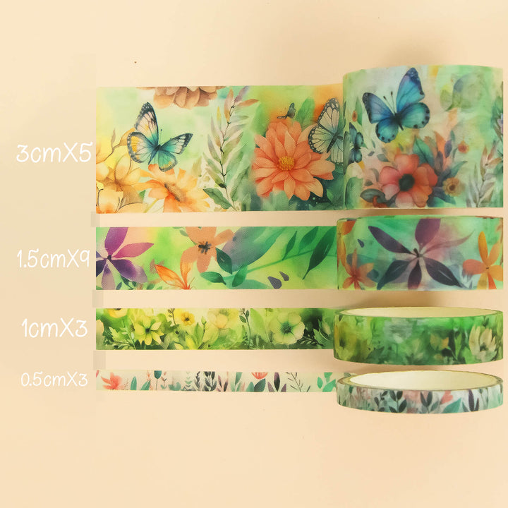 Butterfly Garden - 20 Rolls Washi Tape Set - IEEBEE