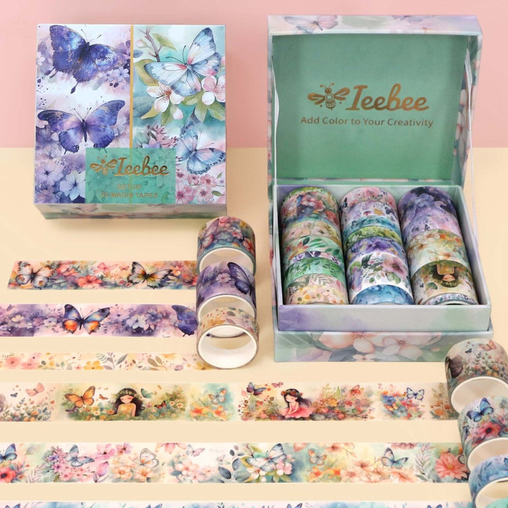 Butterfly Garden - 20 Rolls Washi Tape Set - IEEBEE