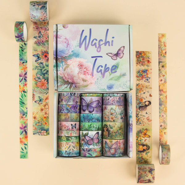 Butterfly Garden - 20 Rolls Washi Tape Set - IEEBEE