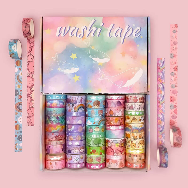 Cartoon Party - 50 Rolls Washi Tape Set - IEEBEE