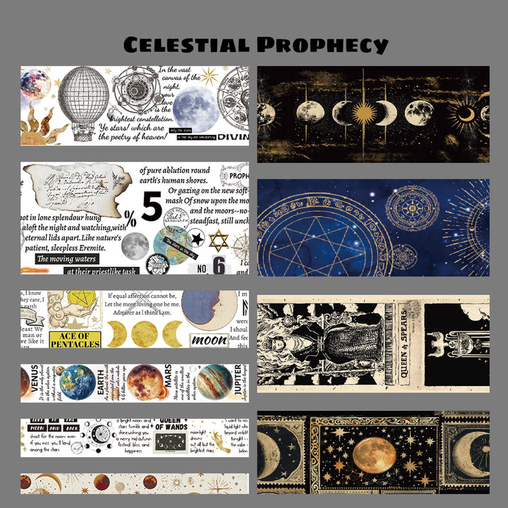 Celestial Prophecy - 25 Rolls Washi Tape Set - IEEBEE