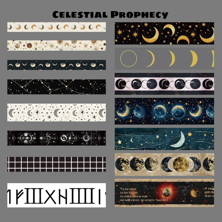 Celestial Prophecy - 25 Rolls Washi Tape Set (Ordinary packaging) - IEEBEE