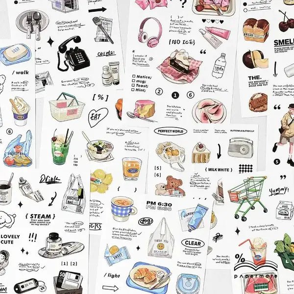 Coffee & Cake - 2pcs DIY Planner Stickers - IEEBEE