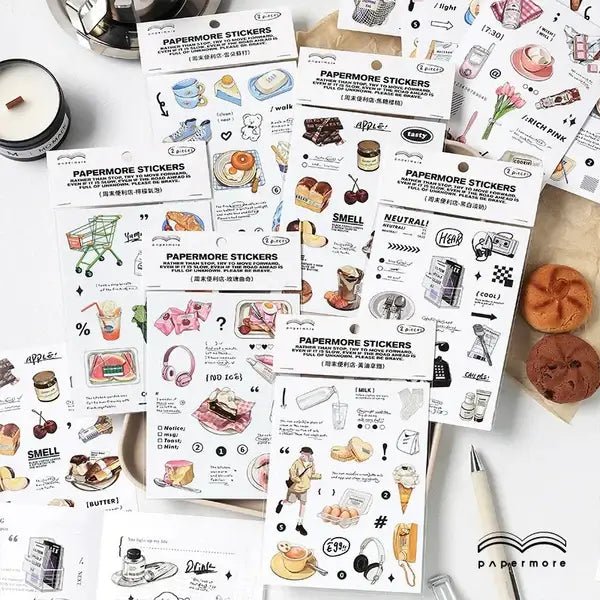 Coffee & Cake - 2pcs DIY Planner Stickers - IEEBEE