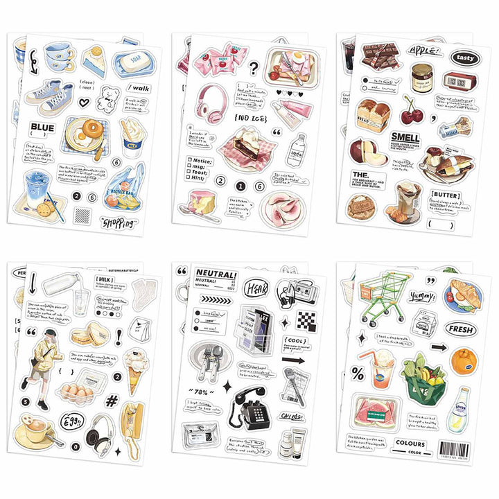 Coffee & Cake - 2pcs DIY Planner Stickers - IEEBEE