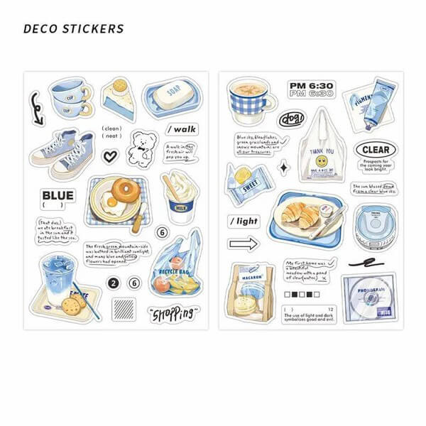 Coffee & Cake - 2pcs DIY Planner Stickers - IEEBEE