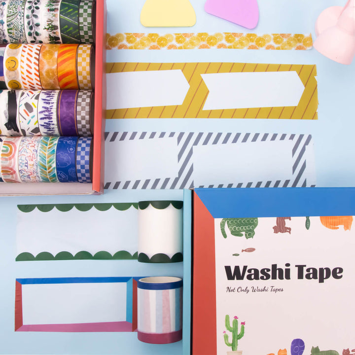 Colored Sticky Notes - 40 Rolls Washi Tape Set - IEEBEE