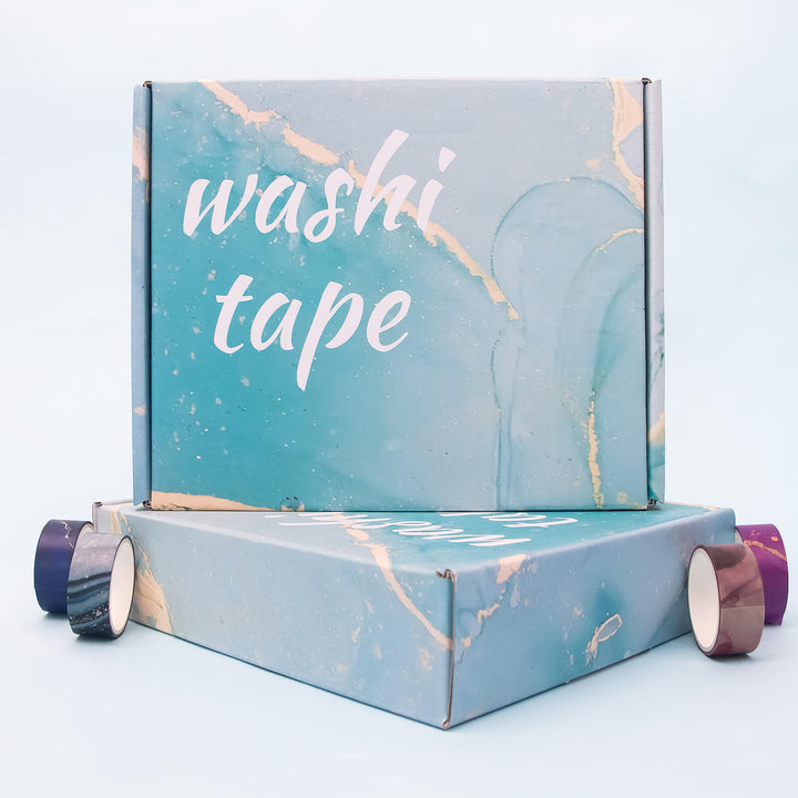 Colorful Marbling - 48 Rolls Washi Tape Set - IEEBEE