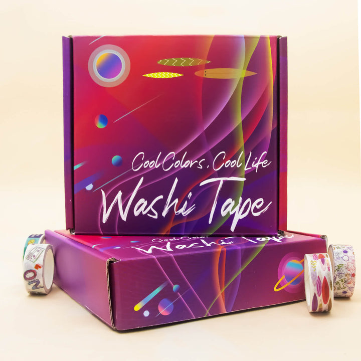 Colorful Style Collection - 40 Rolls Washi Tape Set - IEEBEE