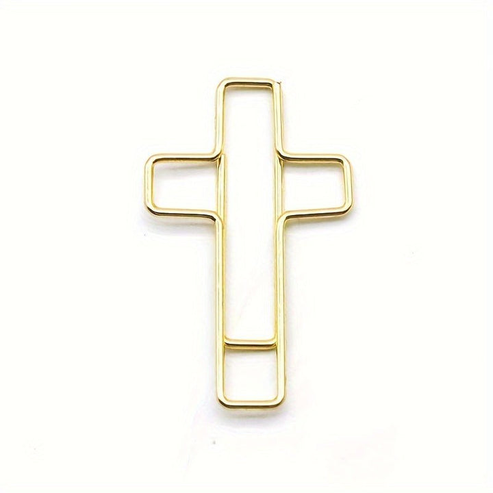 Cross Shaped - 20pcs Metal Paper Clips - IEEBEE