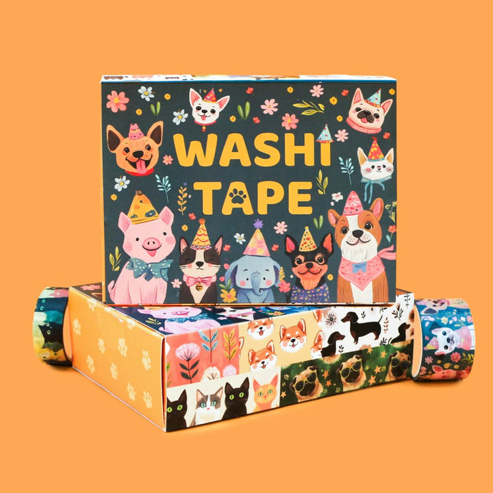 Cute Carnival - 14 Rolls Washi Tape Set - IEEBEE