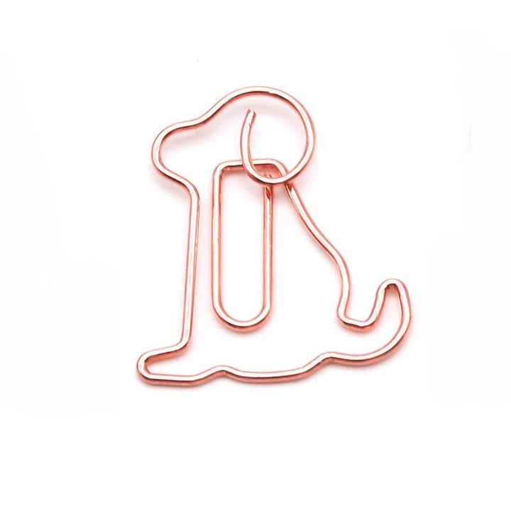 Cute Puppy - 20pcs Metal Paper Clips - IEEBEE