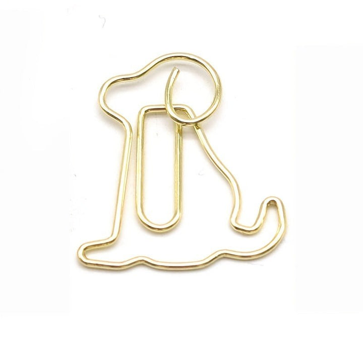 Cute Puppy - 20pcs Metal Paper Clips - IEEBEE