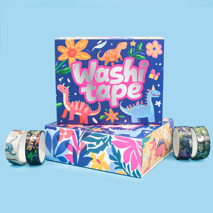 Dinosaurs Carnival - 13 Rolls Washi Tape Set - IEEBEE