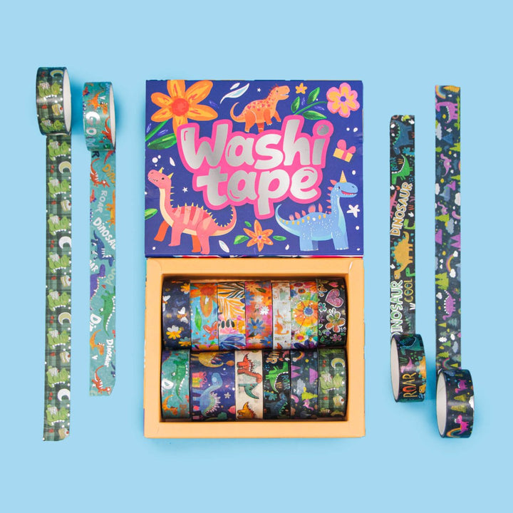 Dinosaurs Carnival - 13 Rolls Washi Tape Set - IEEBEE