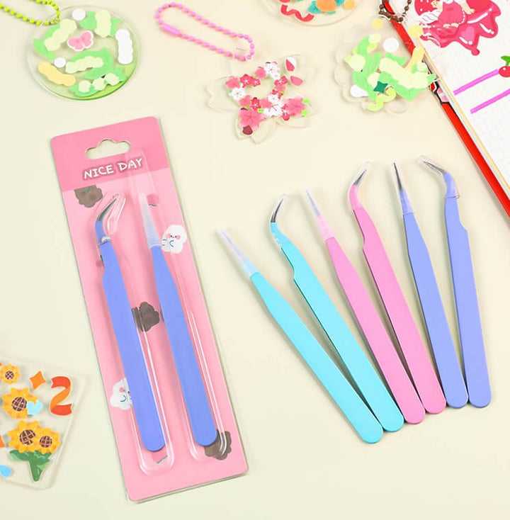 DIY Scrapbook Sticker Tweezers Tool - IEEBEE