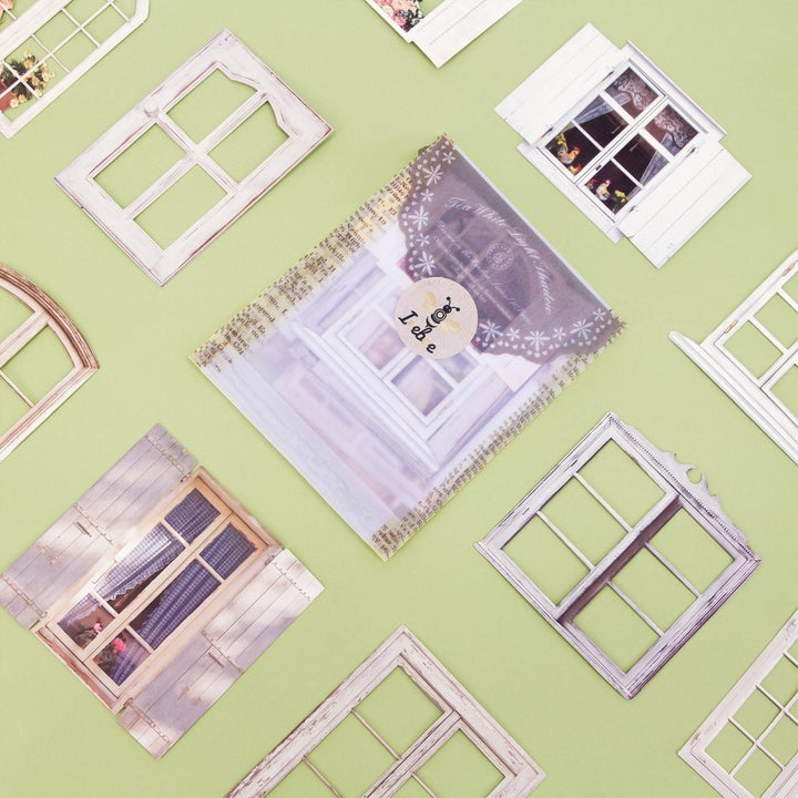 Dream Window - 10pcs Retro Hollow Sticker - IEEBEE