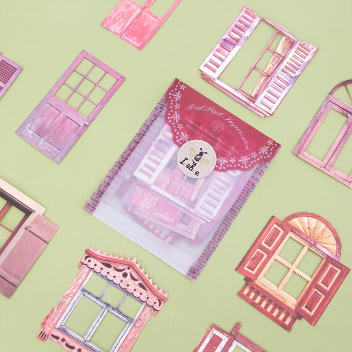 Dream Window - 10pcs Retro Hollow Sticker - IEEBEE