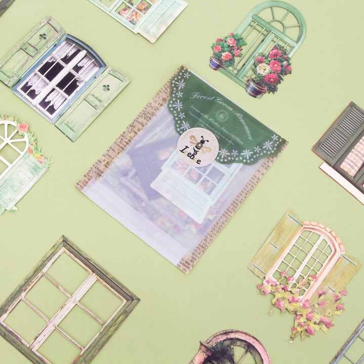 Dream Window - 10pcs Retro Hollow Sticker - IEEBEE