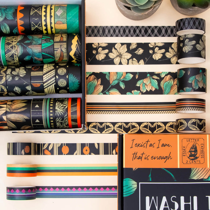 Emerald Garden - 40 Rolls Washi Tape Set - IEEBEE