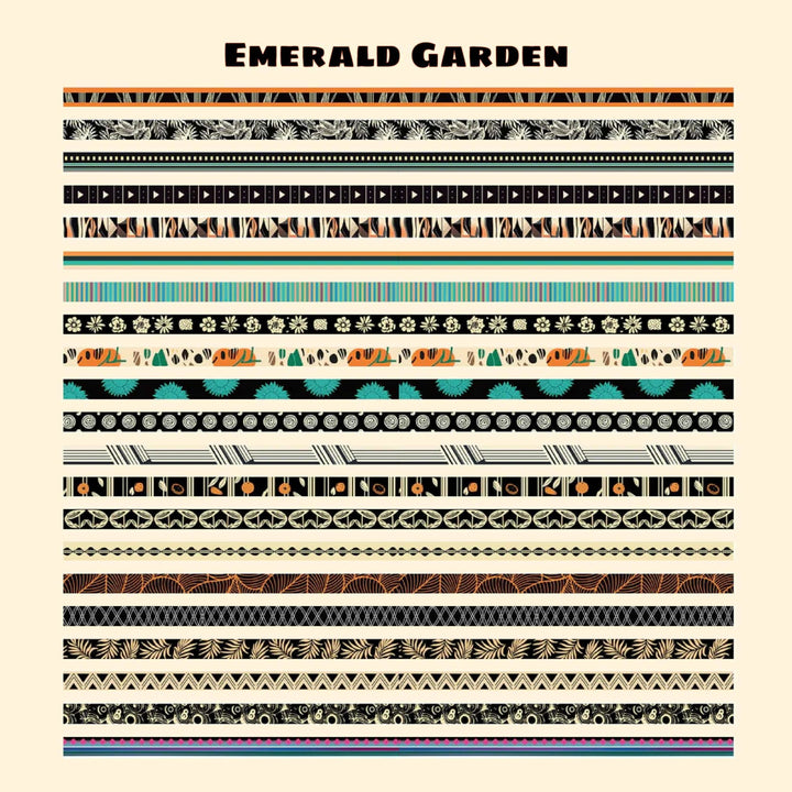 Emerald Garden - 40 Rolls Washi Tape Set - IEEBEE