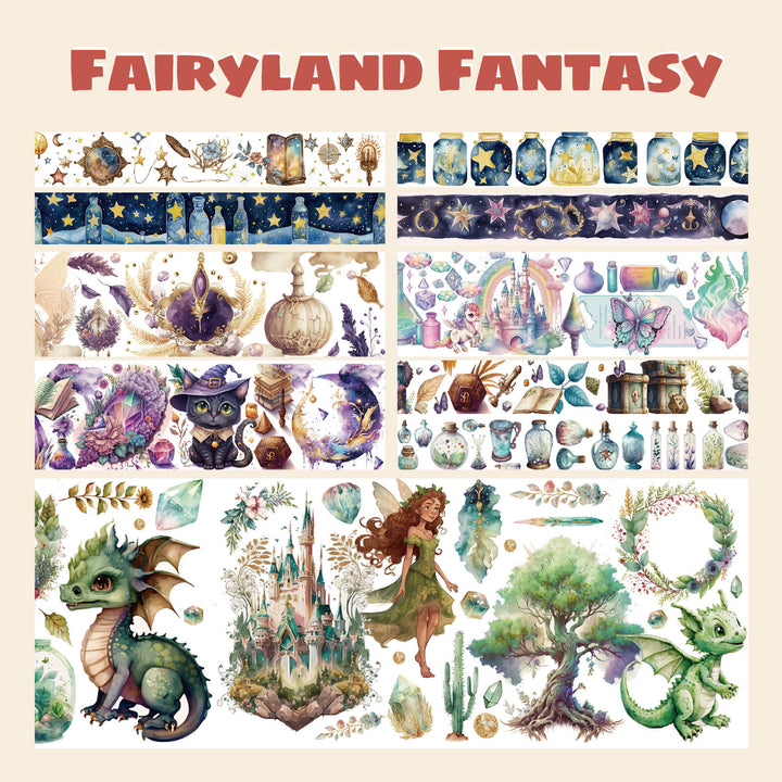 Fairyland Fantasy - 23 Rolls Washi Tape Set - IEEBEE