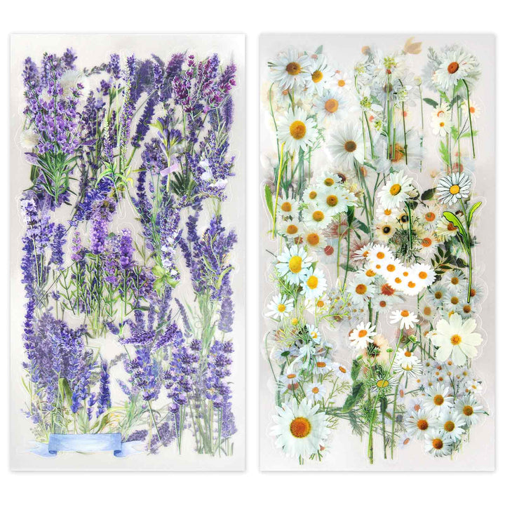 Flower Season - 6pcs PET Stickers - IEEBEE